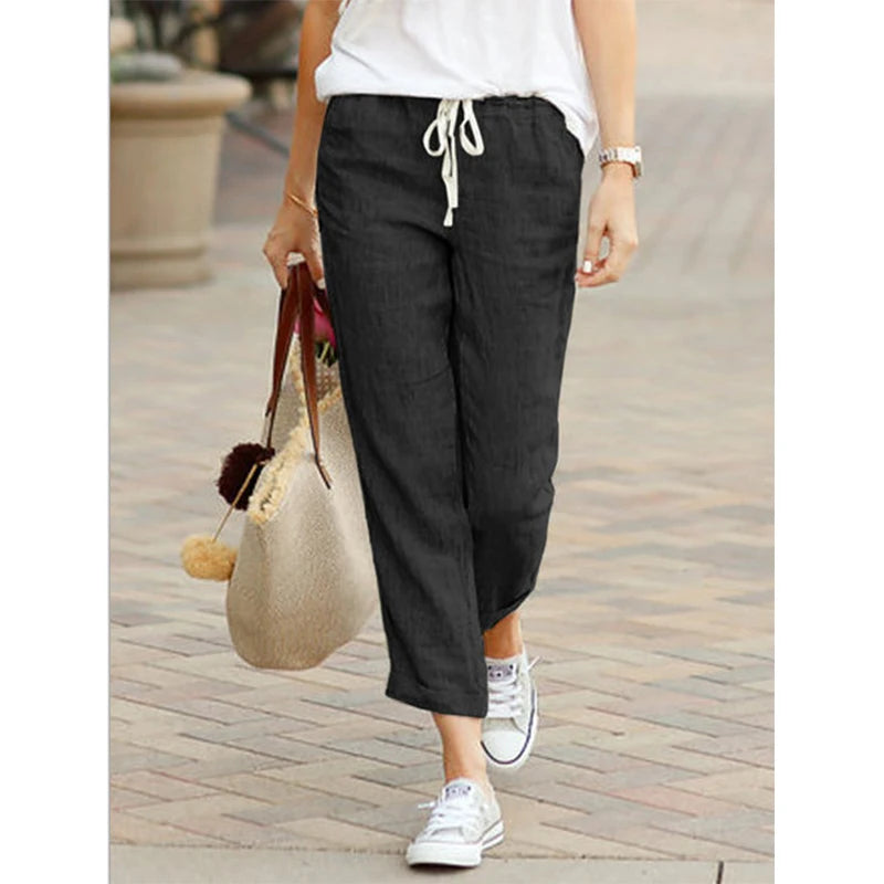 Pantalón Skinny Y2K de Algodón y Poliéster (S-XXL)