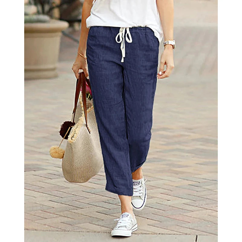 Pantalón Skinny Y2K de Algodón y Poliéster (S-XXL)