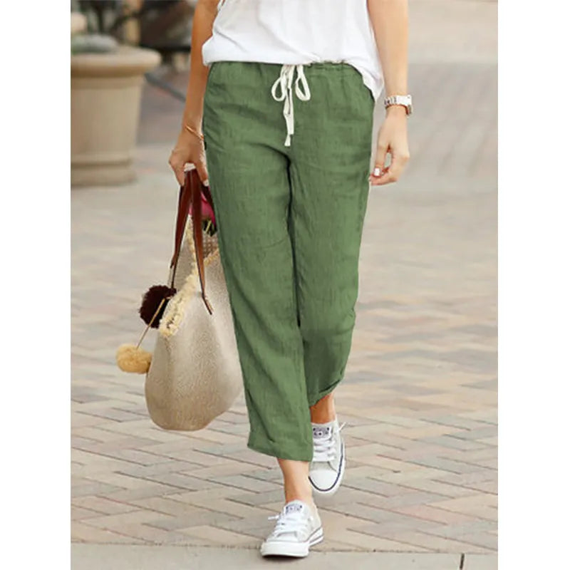 Pantalón Skinny Y2K de Algodón y Poliéster (S-XXL)