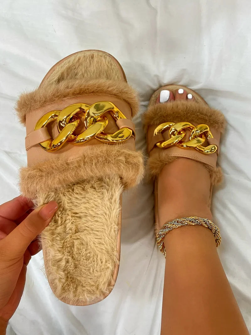 Fashion Plush Slippers