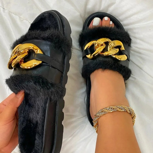 Fashion Plush Slippers