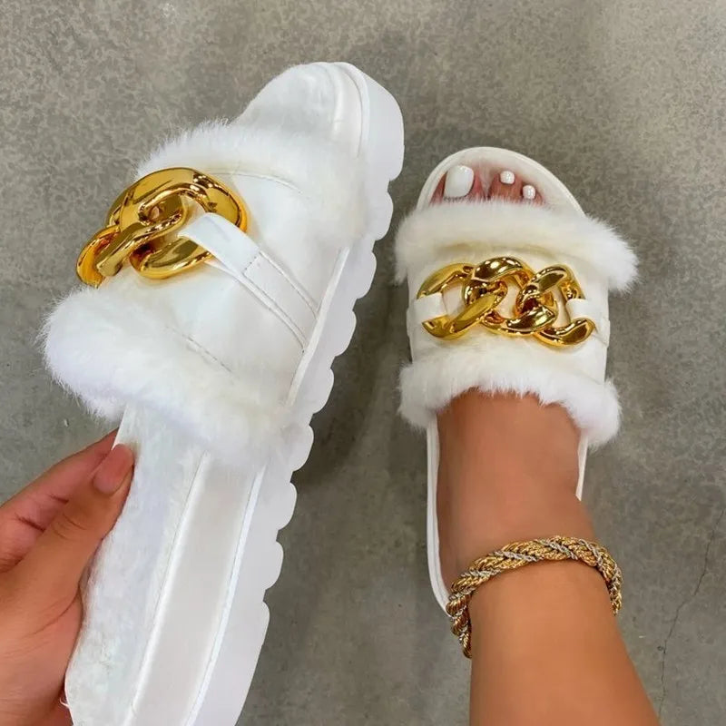 Fashion Plush Slippers