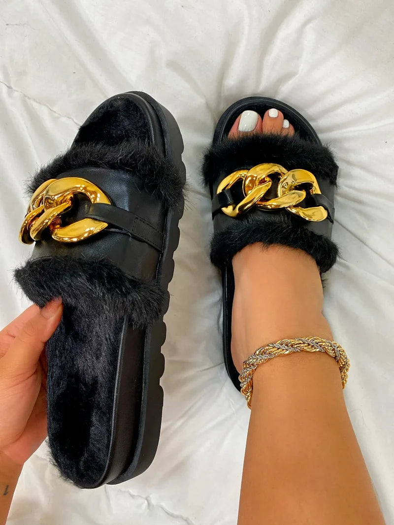 Fashion Plush Slippers