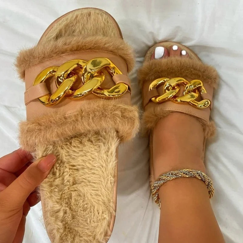 Fashion Plush Slippers