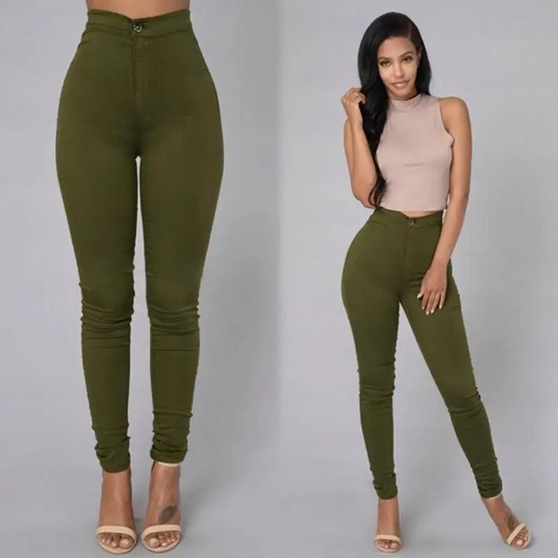 Pantalón Cintura Media Entallado S-XL