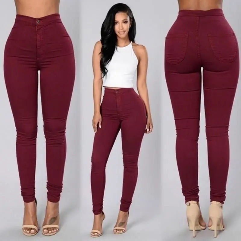 Pantalón Cintura Media Entallado S-XL