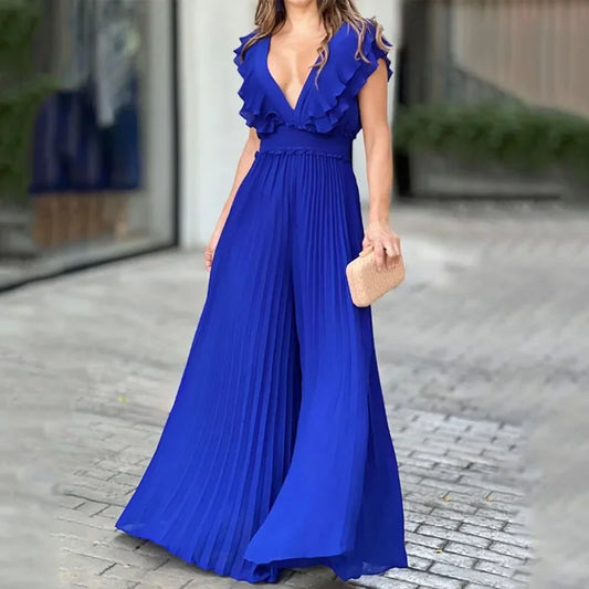Mono Elegante para Mujer Azul Royal