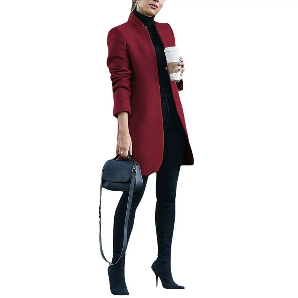 Abrigo Elegante de Invierno M-5XL