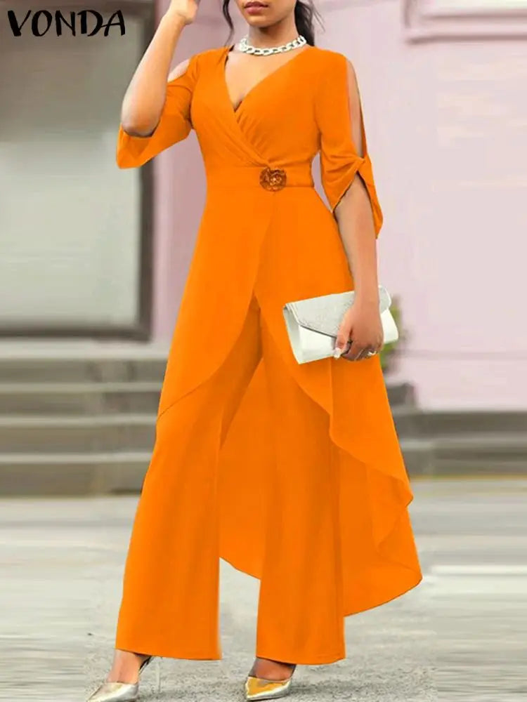 Conjunto Elegante Casual de 2 Piezas