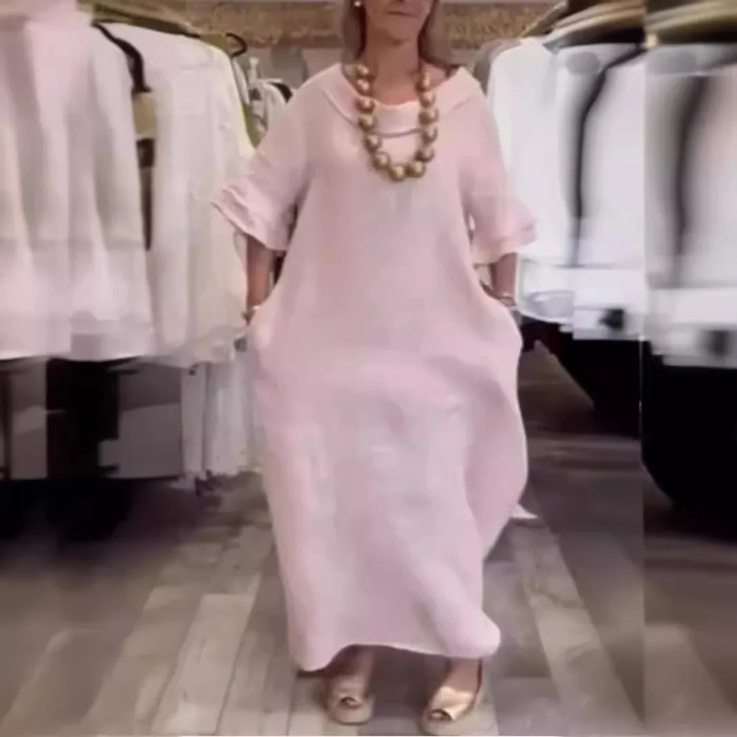Vestido Maxi Suelto Casual y Elegante