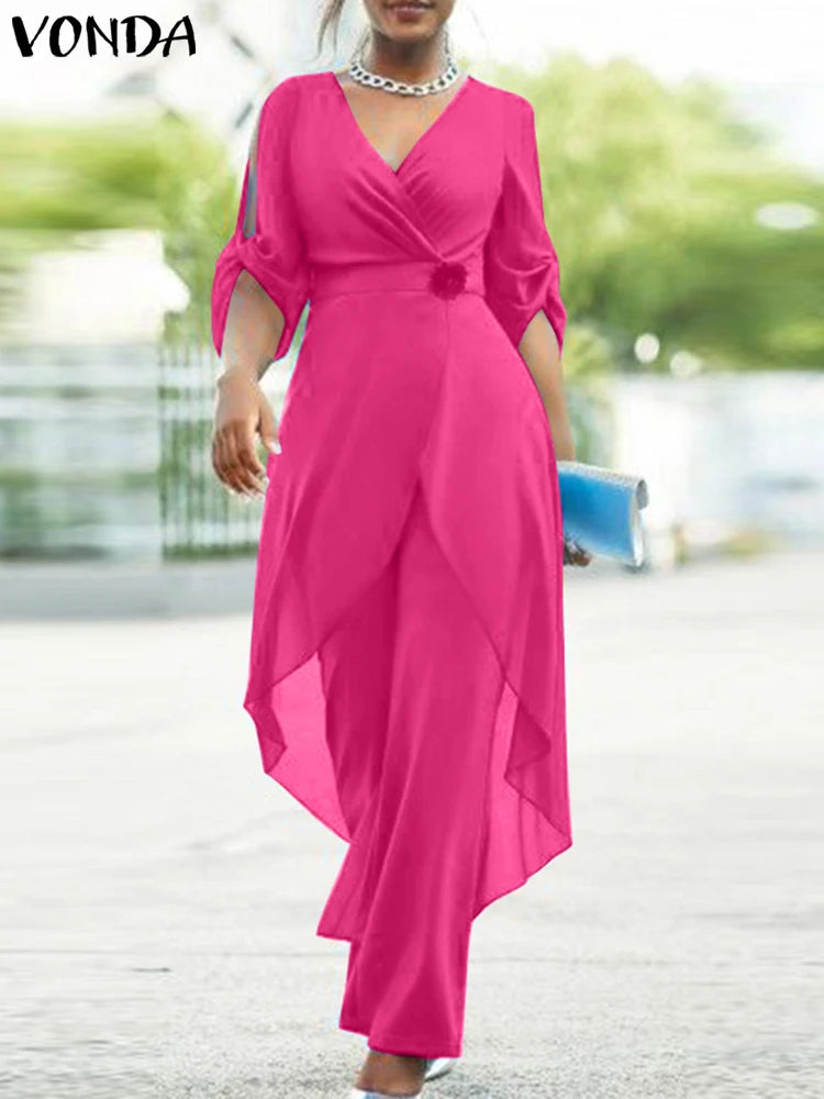 Conjunto Elegante Casual de 2 Piezas