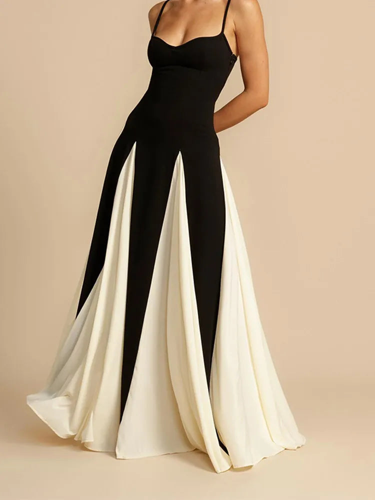 Vestido Elegante con Pliegues S-L