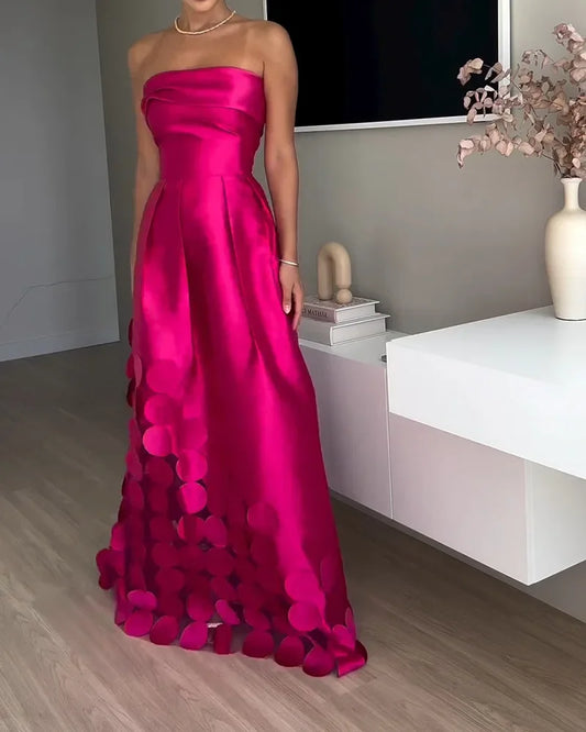 Vestido Fucsia Elegante