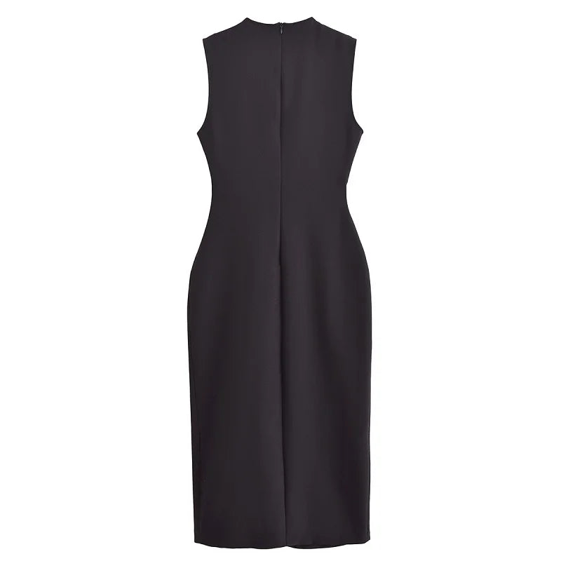 Vestido Vintage con Cinturón XS-L