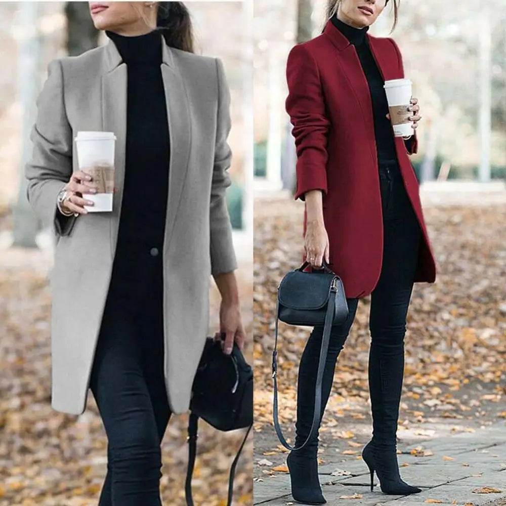 Abrigo Elegante de Invierno M-5XL