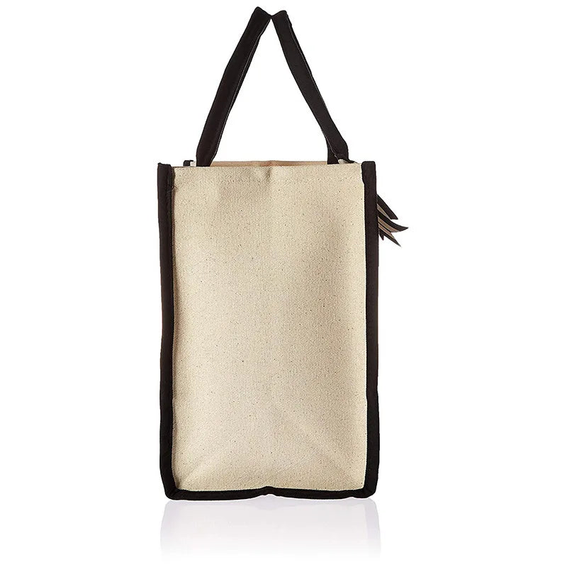 Bolso de Playa con Letras y Flores