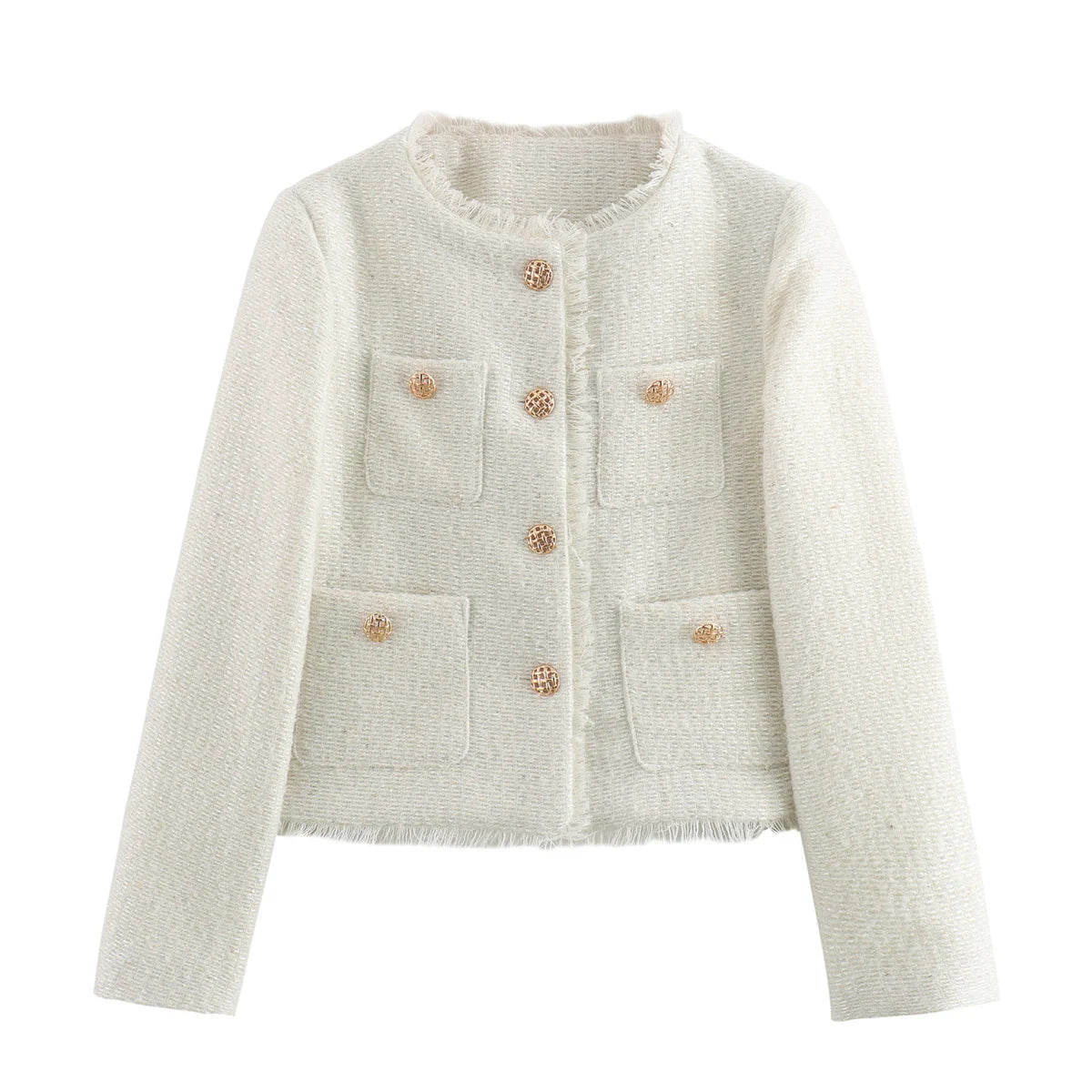 Chaqueta Tweed Vintage para Mujer