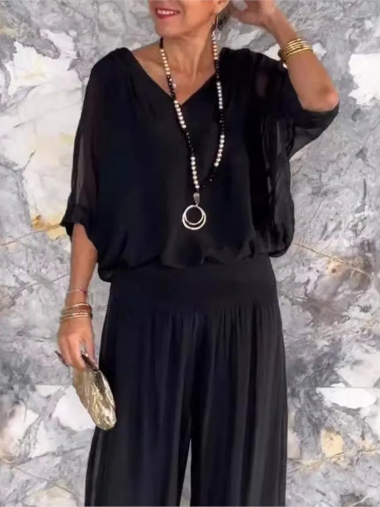 Conjunto Femenino de Chiffon 2 Piezas