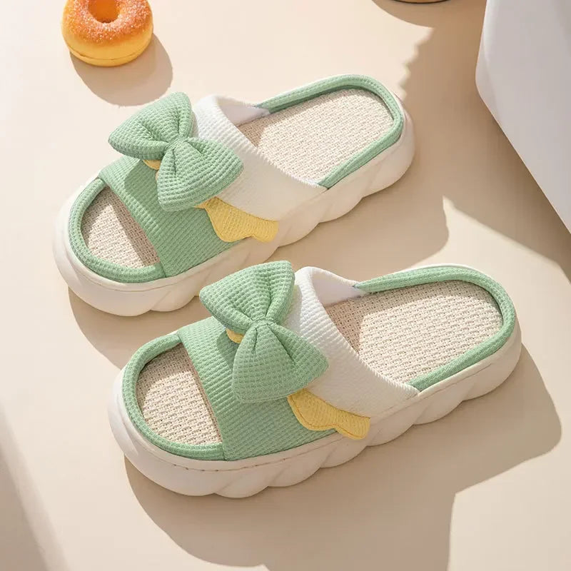 Pantuflas Elegantes y Cómodas de Lino