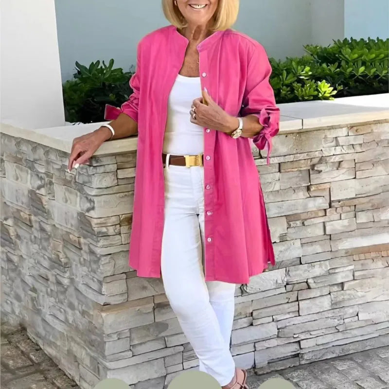 Blusa Cárdigan Estilo Profesional y Casual