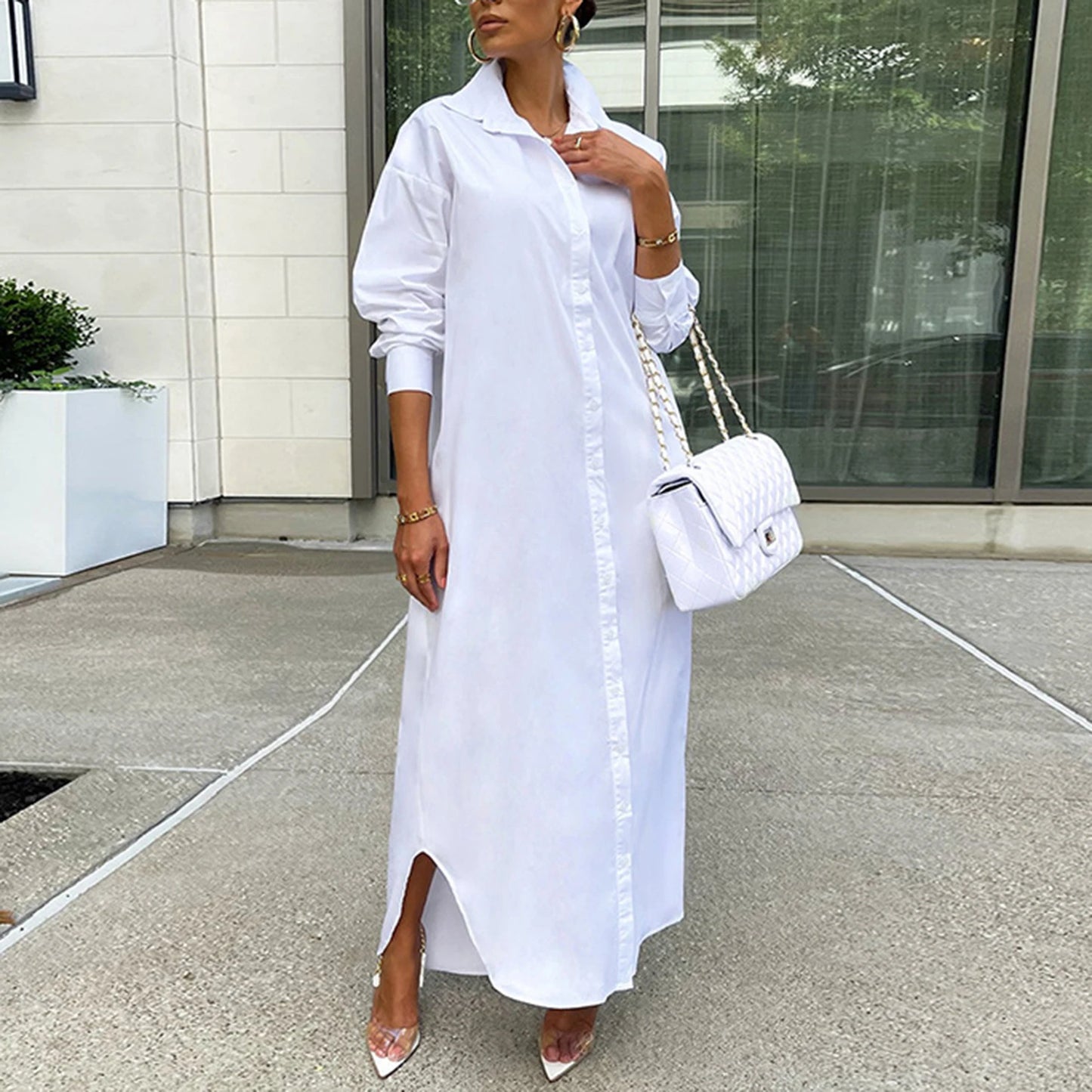 Vestido Camisa de Mujer