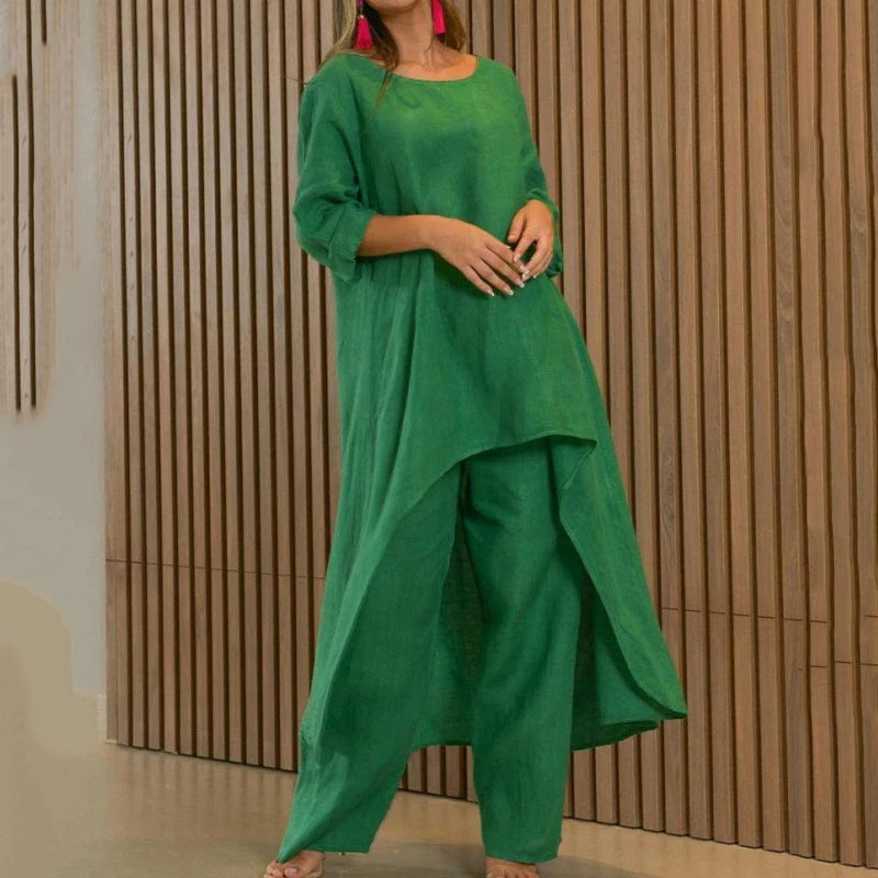 Conjunto de Algodón y Lino