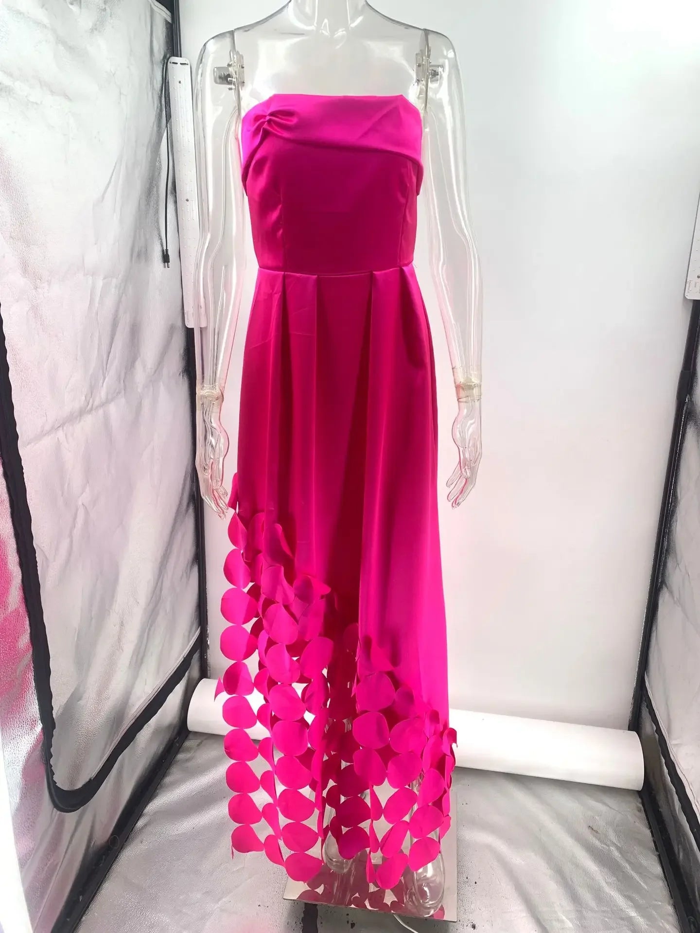 Vestido Fucsia Elegante