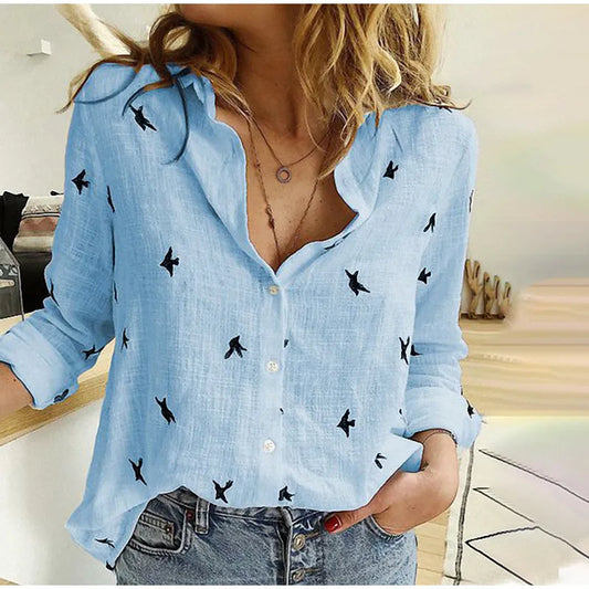 Elegant Cotton and Linen Shirt (S-5XL)