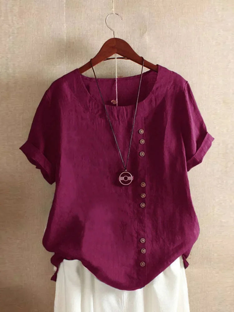 New Bohemian Linen and Cotton Blouse (S - 5XL)