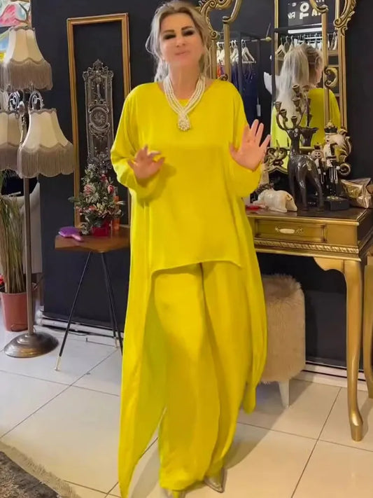 Conjunto de 2 Piezas Amarillo