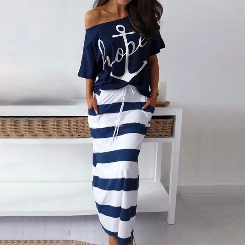 Conjunto Estilo Naval Casual
