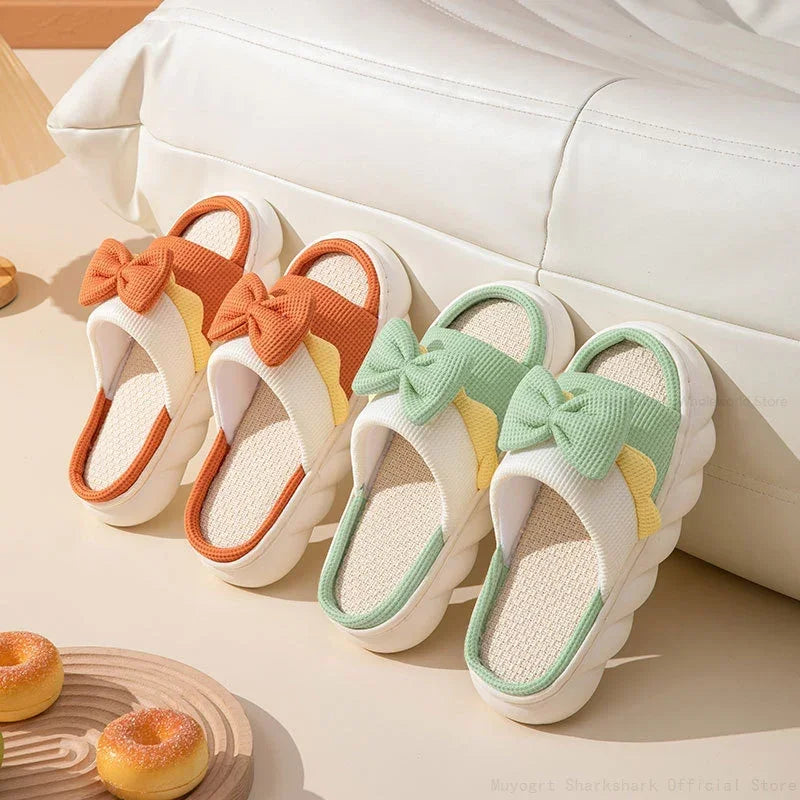 Pantuflas Elegantes y Cómodas de Lino