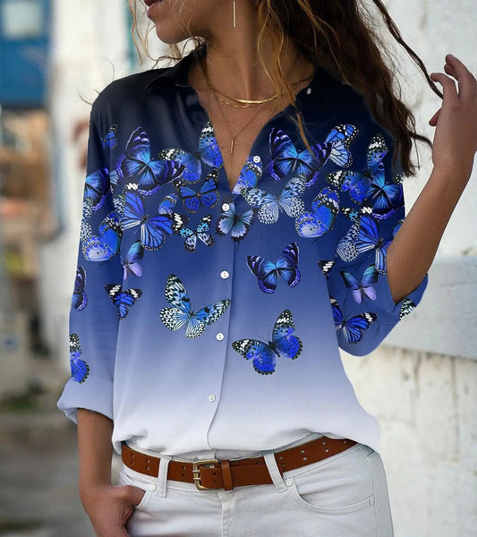 Blusa Casual Diseño Estampado S-5XL