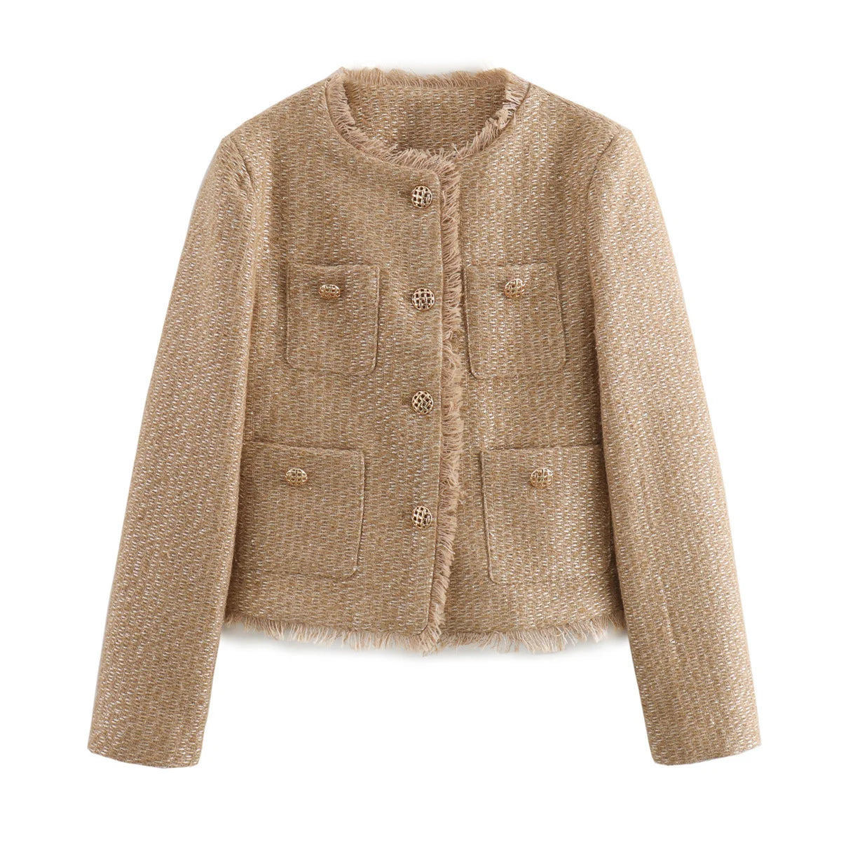 Chaqueta Tweed Vintage para Mujer