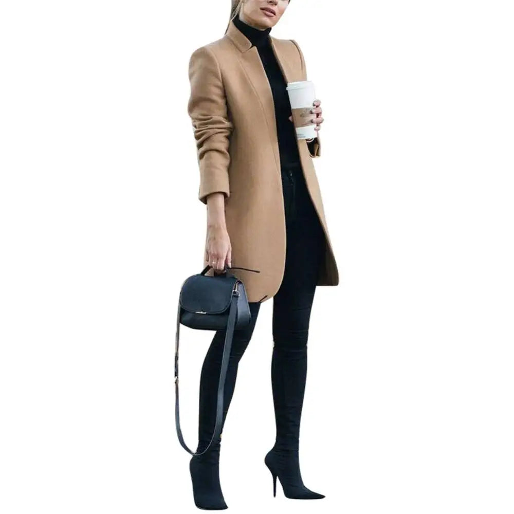 Abrigo Elegante de Invierno M-5XL