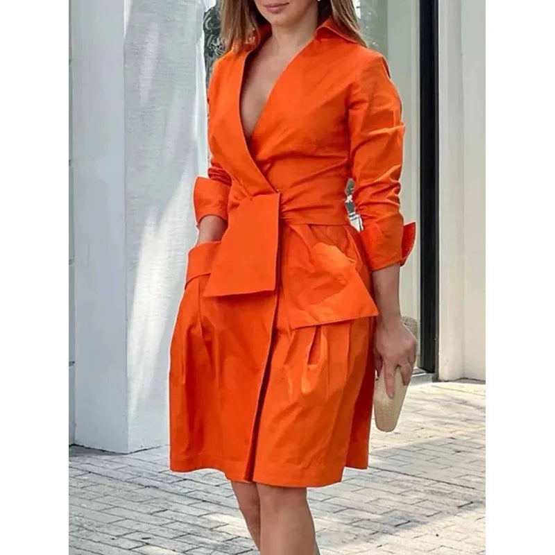 Vestido Casual Blazer S-XXXL
