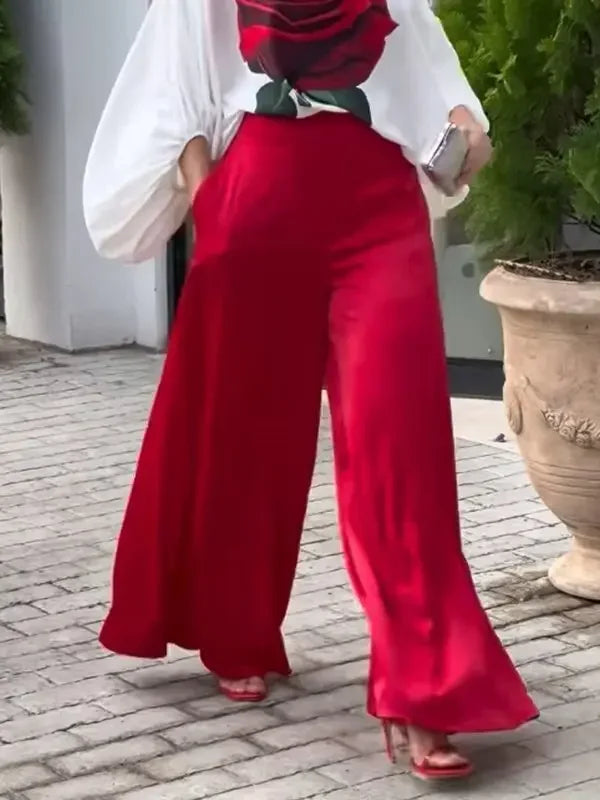 Pantalones de Pierna Ancha