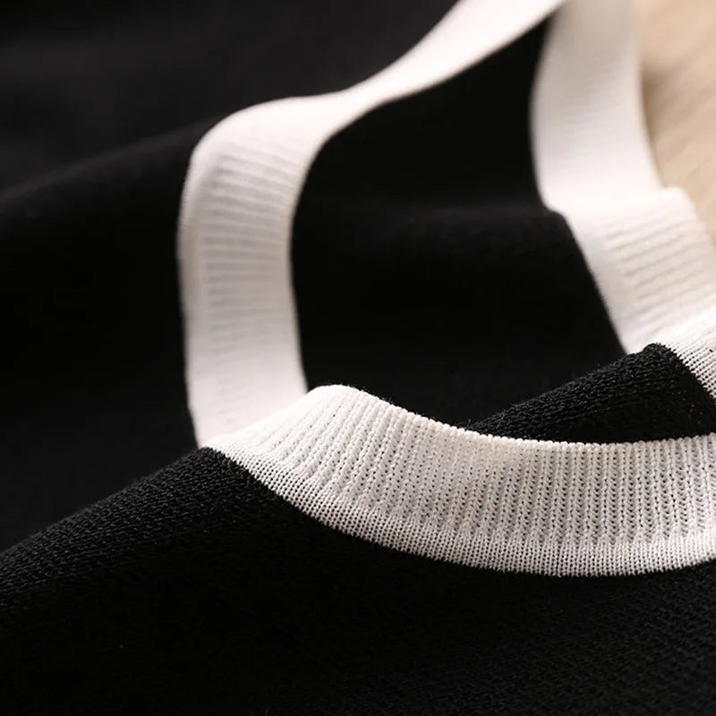 Viscose Dress with Side Slit Literary Style