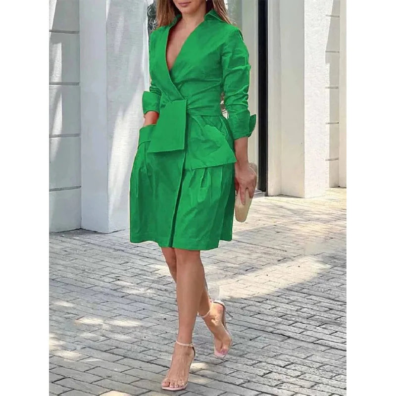 Vestido Casual Blazer S-XXXL