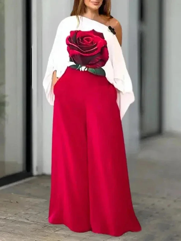 Pantalones de Pierna Ancha
