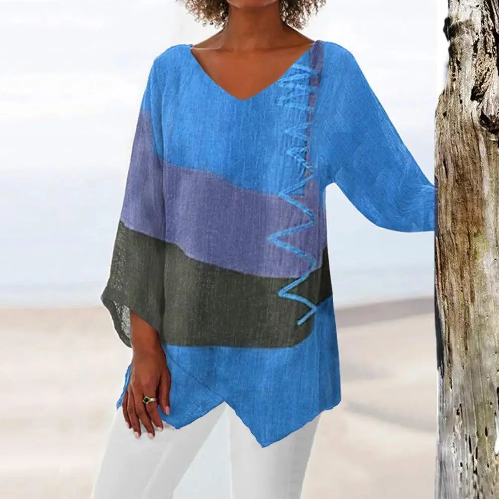 Geometric Printed Blouse