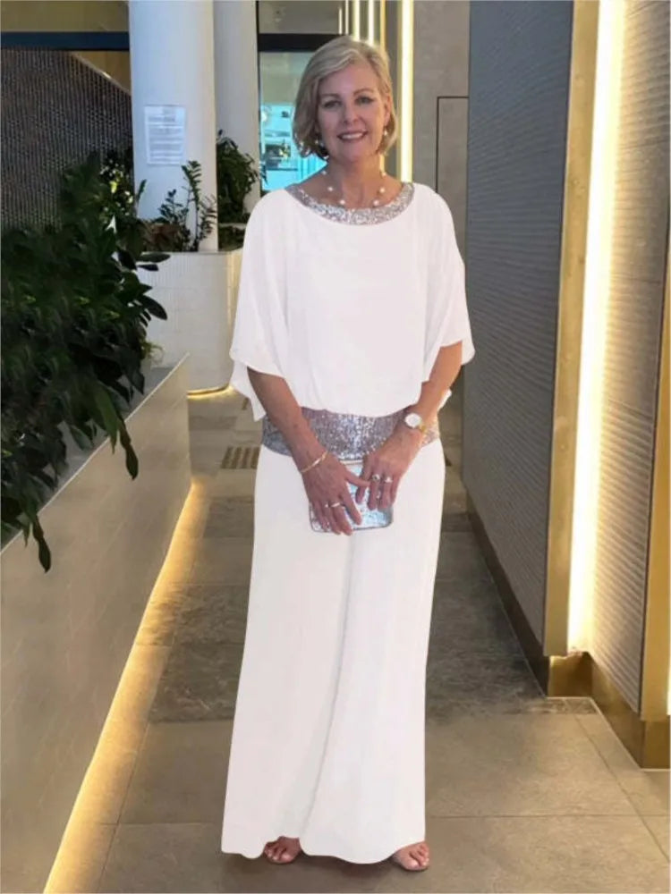 Conjunto Elegante con Lentejuelas S-XXXL