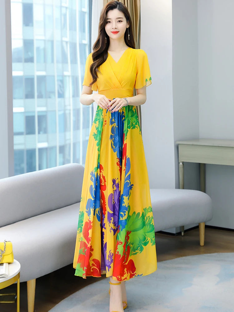 Long Chiffon Dress