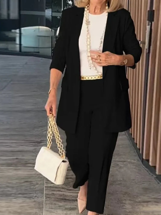 Conjunto Elegante Formal Negro