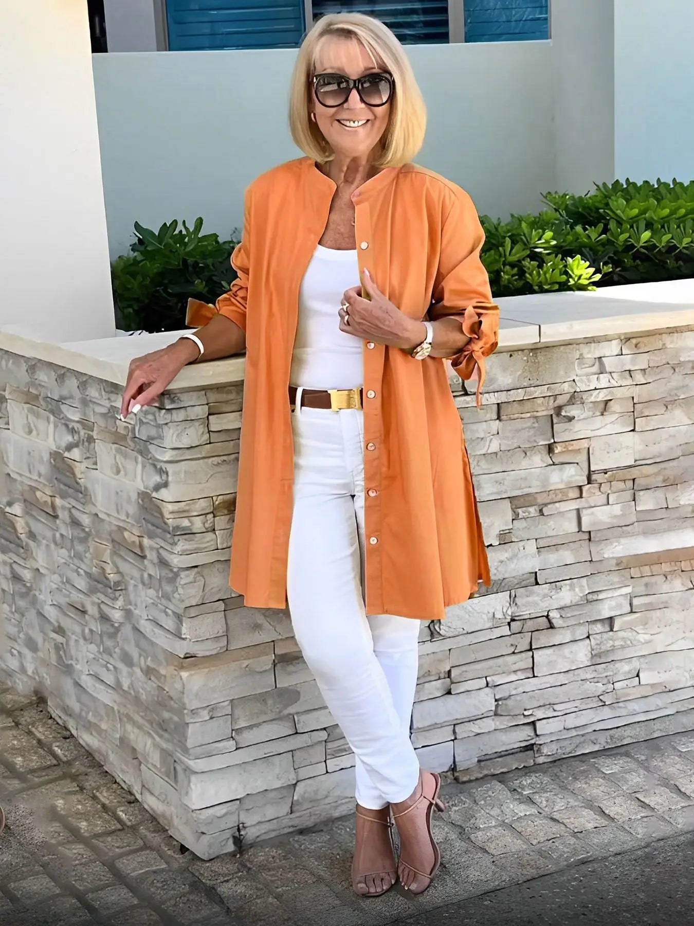 Blusa Cárdigan Estilo Profesional y Casual