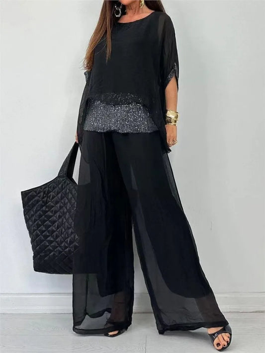 Conjunto de Chiffon S-3XL
