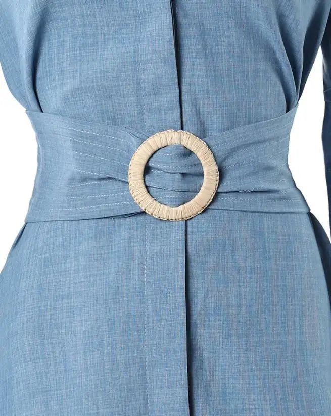 Vestido Asimétrico de Primavera S-XL
