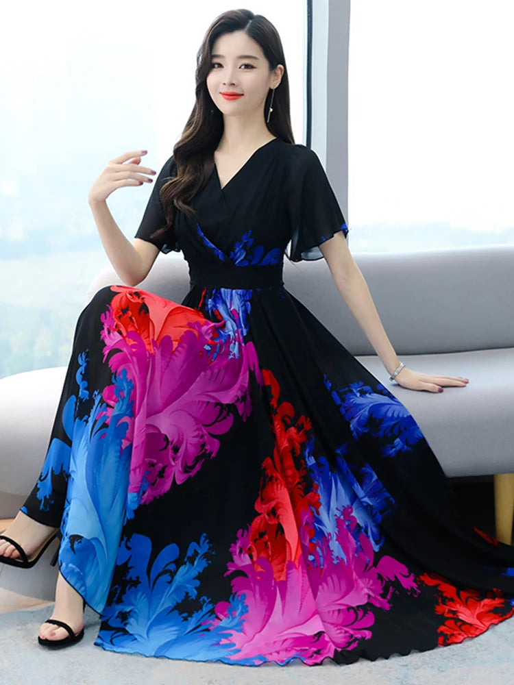 Long Chiffon Dress