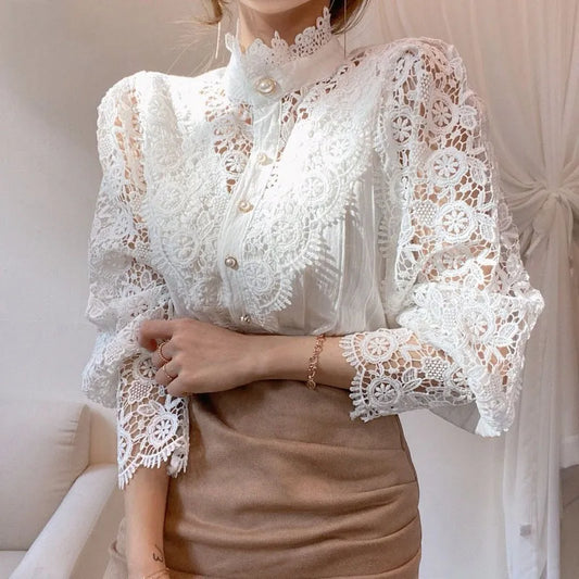Lace Patchwork Blouse