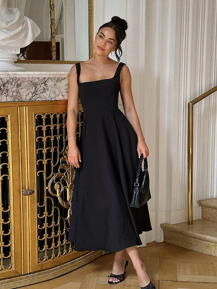 Vestido Maxi de Lunares